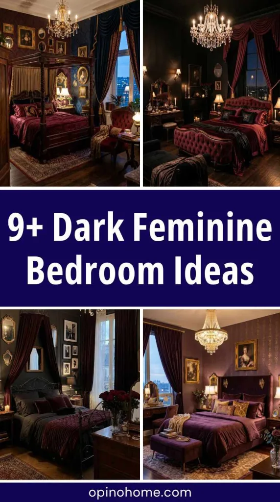 Dark Feminine Bedroom