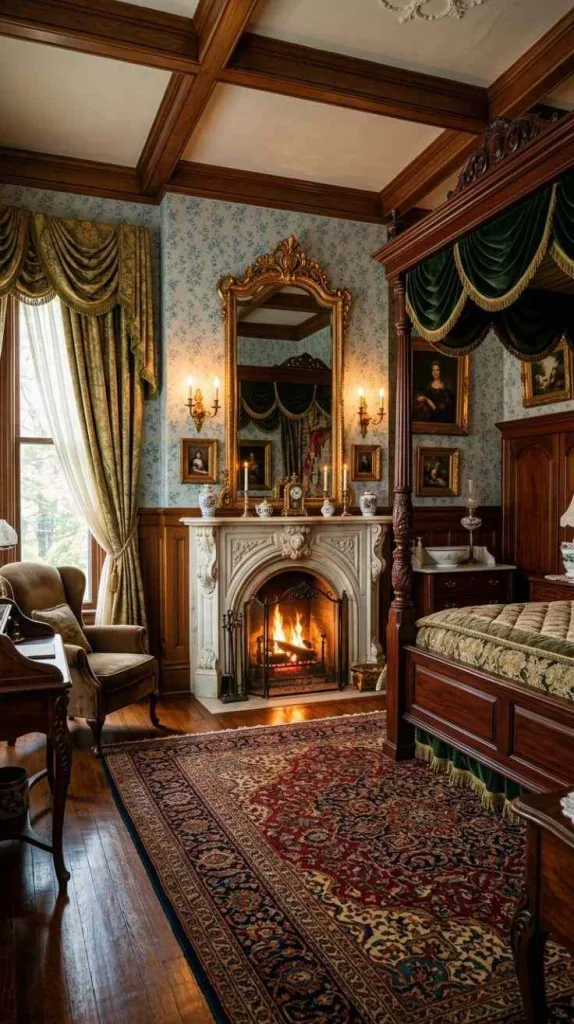 Victorian Bedroom Ideas for a Timeless Elegant Retreat 7 Elegant Fireplace Bedroom Layout