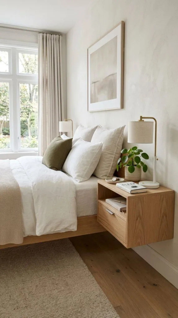 Room Organization Bedroom Ideas for a Tidy Stylish Space 10 Floating Nightstand Storage