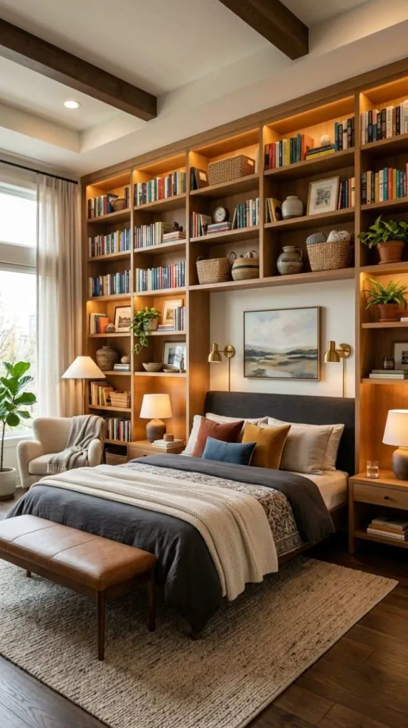 Floor-to-Ceiling Shelves