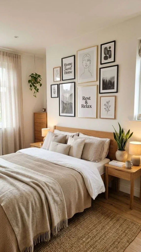 Small Bedroom Decor Ideas for Cozy Stylish Spaces 6 Framed Wall Prints