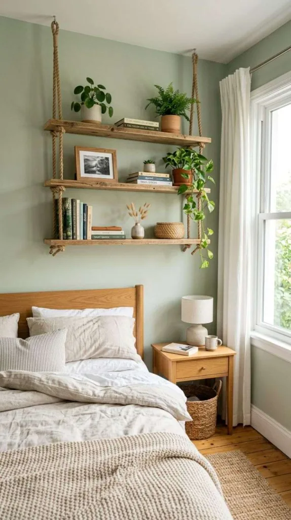 Hanging Rope Shelves