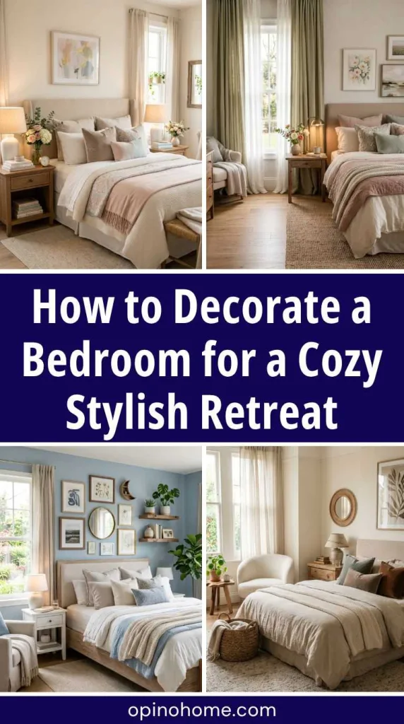 How to Decorate a Bedroom for a Cozy Stylish Retreat 2 How to Decorate a Bedroom