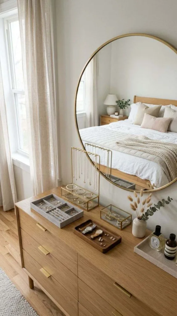 Room Organization Bedroom Ideas for a Tidy Stylish Space 12 Jewelry Storage Station