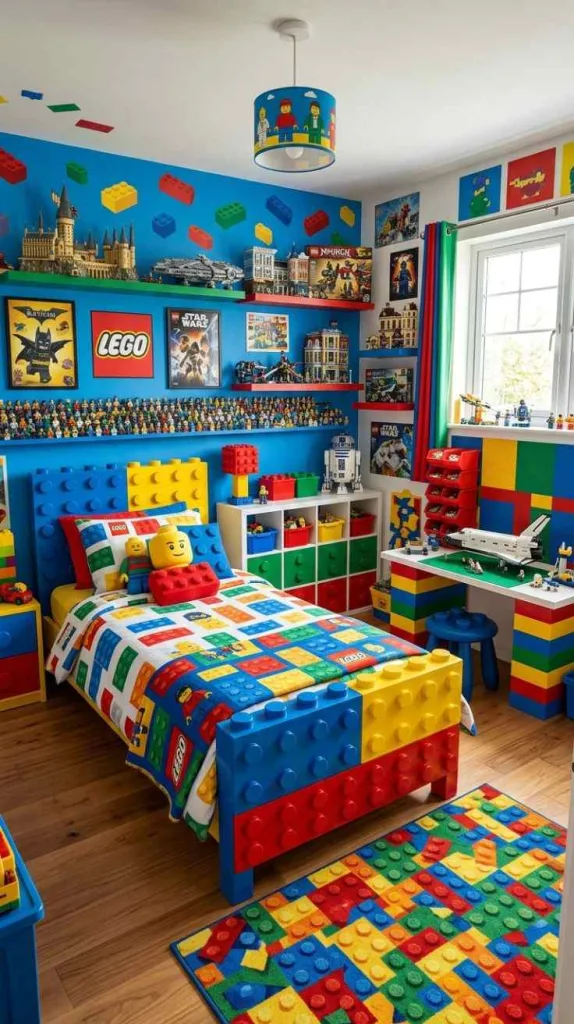 Boy Bedroom Ideas for a Stylish and Cozy Space 3 LEGO Inspired Bedroom