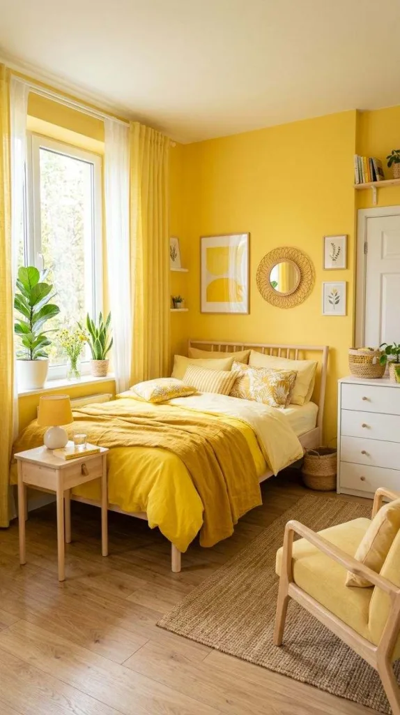 Lemon Yellow Color Drenching
