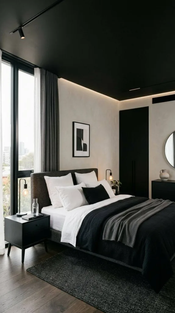 Matte Black Ceiling