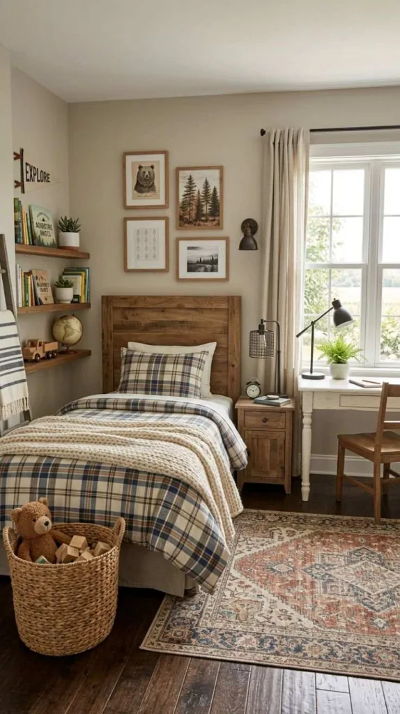Boy Bedroom Ideas for a Stylish and Cozy Space 11 Modern Farmhouse Bedroom