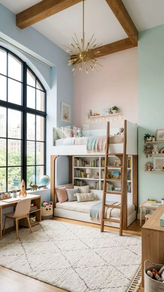 Luxury Kids Bedroom Ideas for a Stylish Dreamy Space 7 Modern Loft Bedroom Layout