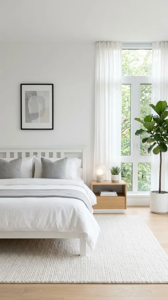 Modern White Bedroom
