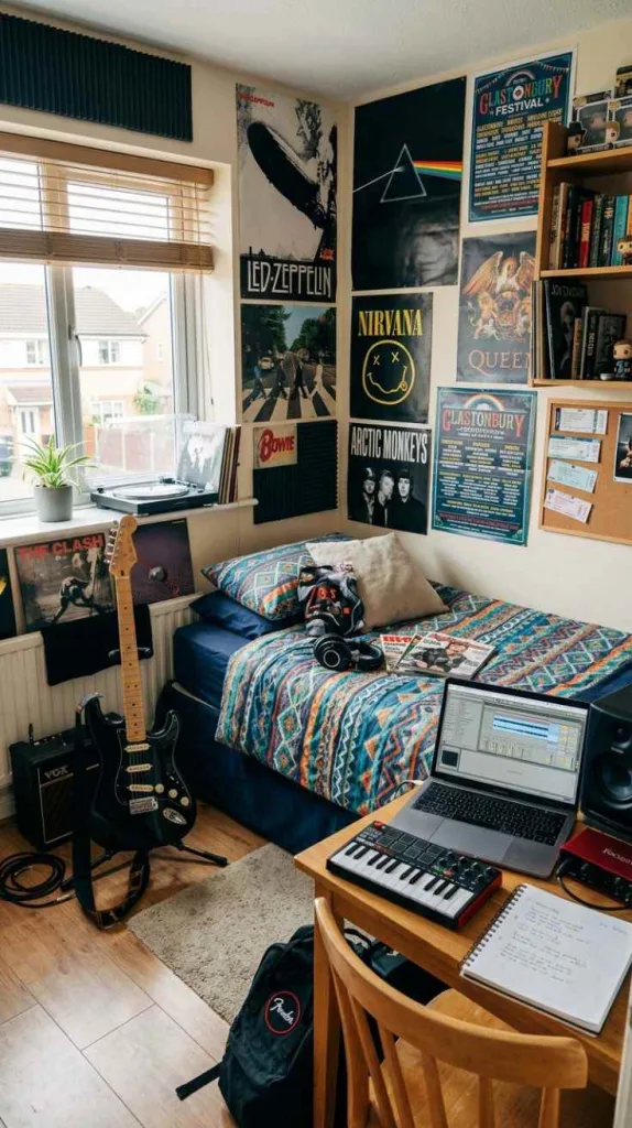 Teenager Bedroom Boy Ideas for a Stylish Modern Space 5 Music Lover Bedroom
