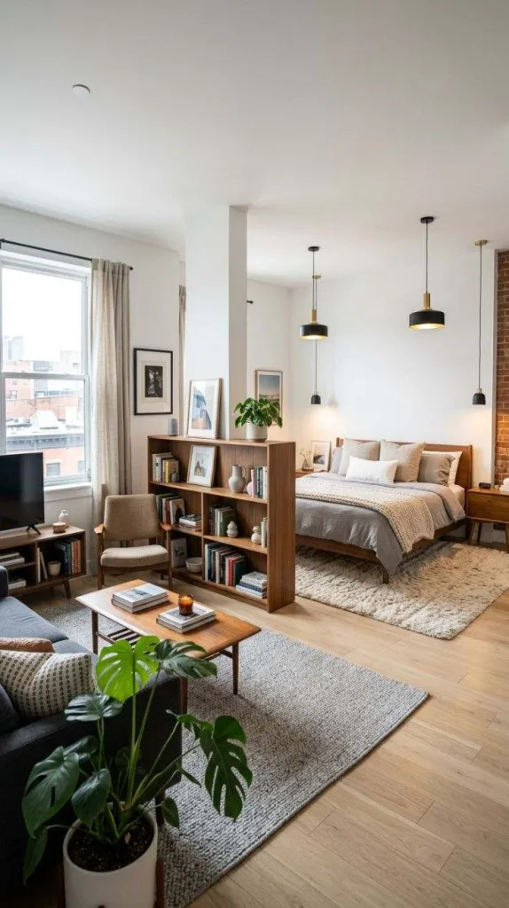 Open Plan Bedroom Zoning