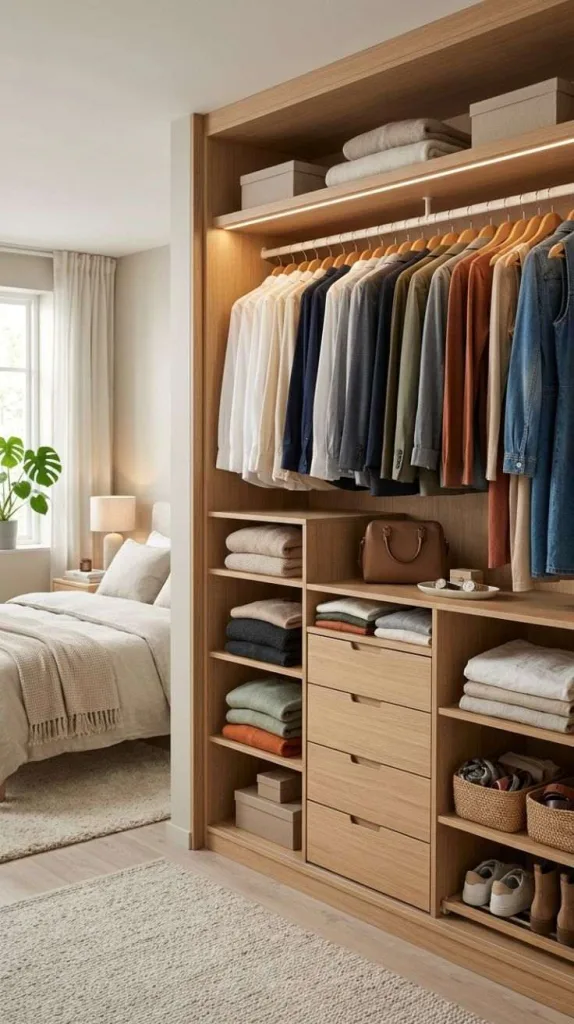 Bedroom Wardrobe Ideas for Stylish Modern Storage Solutions 10 Open Wardrobe Display