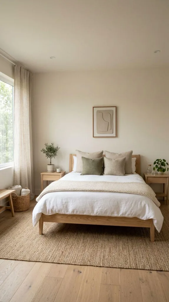 Small Bedroom Ideas for Couples Cozy and Romantic Spaces 9 Organic Minimalist Serenity