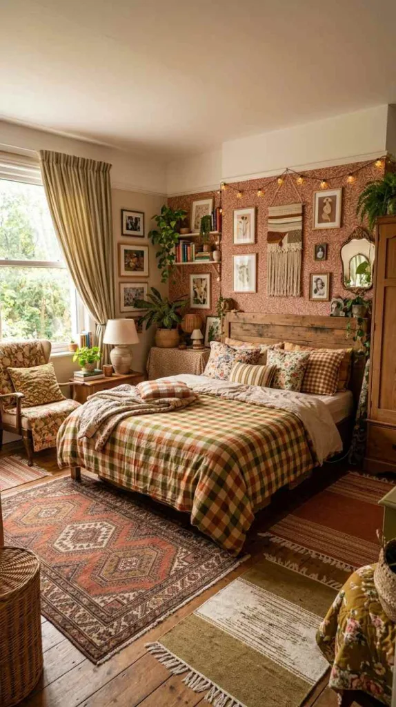 Pattern Drenched Bedroom
