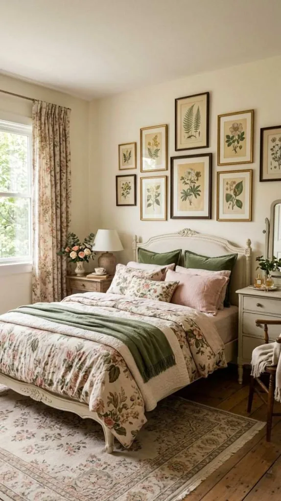 Pink and Green Bedroom Ideas for a Fresh Stylish Retreat 12 Pink, Green And Vintage Florals