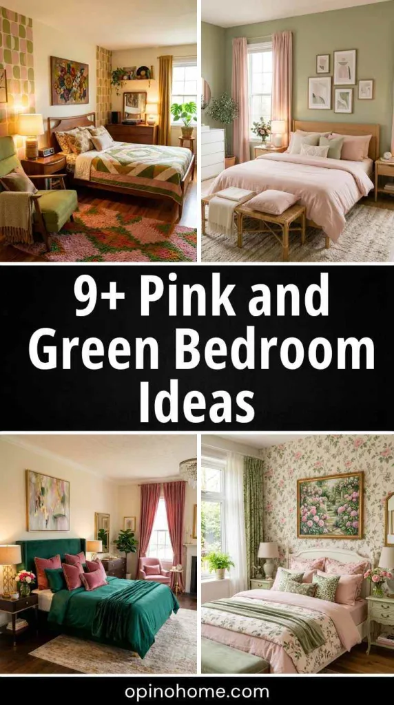 Pink and Green Bedroom Ideas for a Fresh Stylish Retreat 2 Pink and Green Bedroom