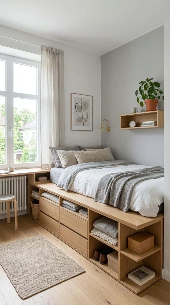 Platform Bed Storage
