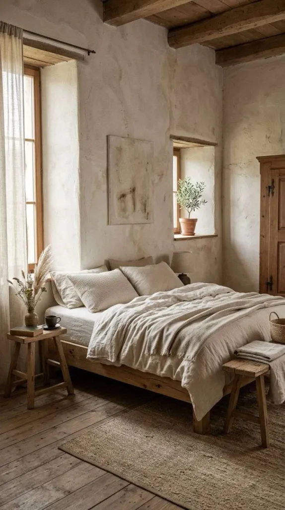 Raw Plaster Wall Finish