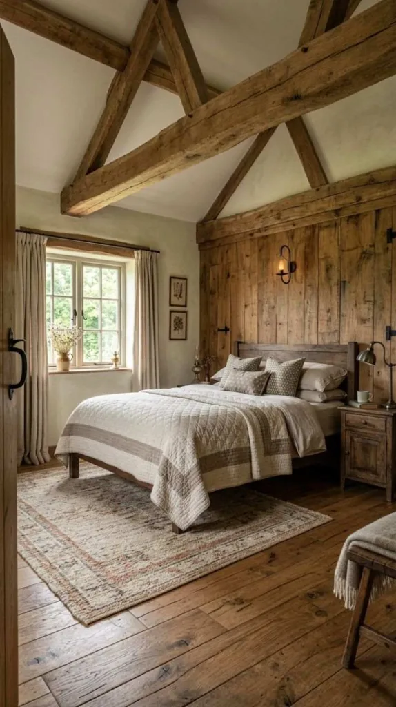 Reclaimed Oak Wood Detail