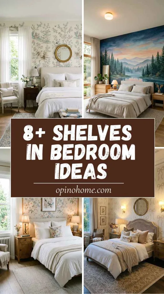 Shelves in Bedroom