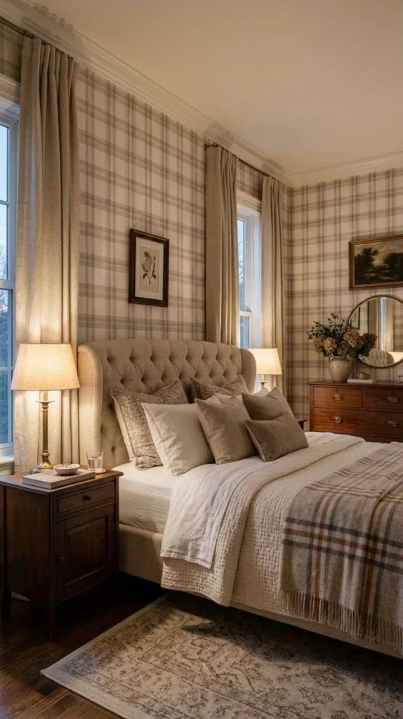 Tailored Plaid Wallpaper
