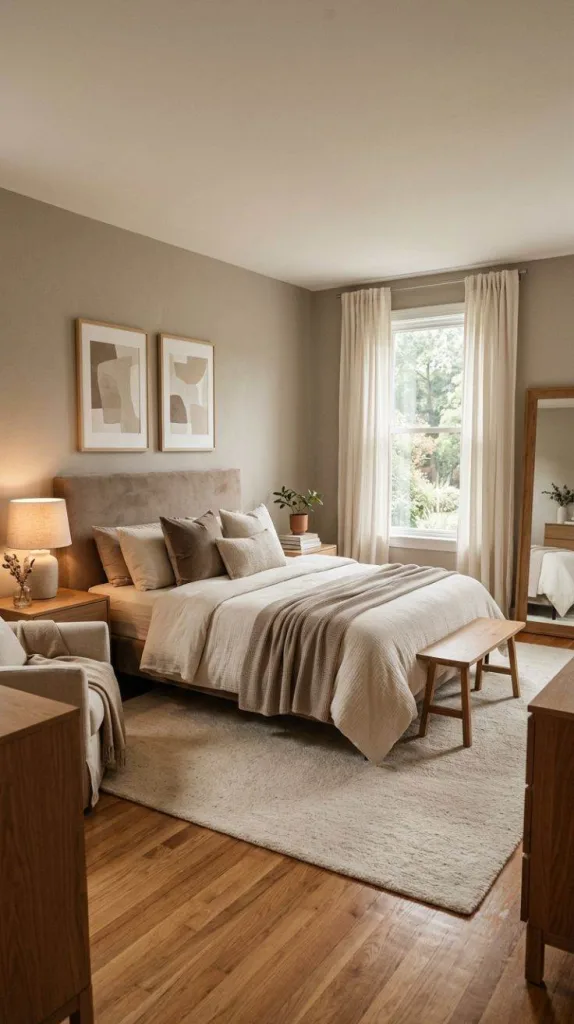 Bedroom Color Schemes for a Cozy Stylish Home 6 Taupe + Cream Beige