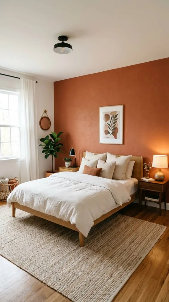 Terracotta Accent Wall