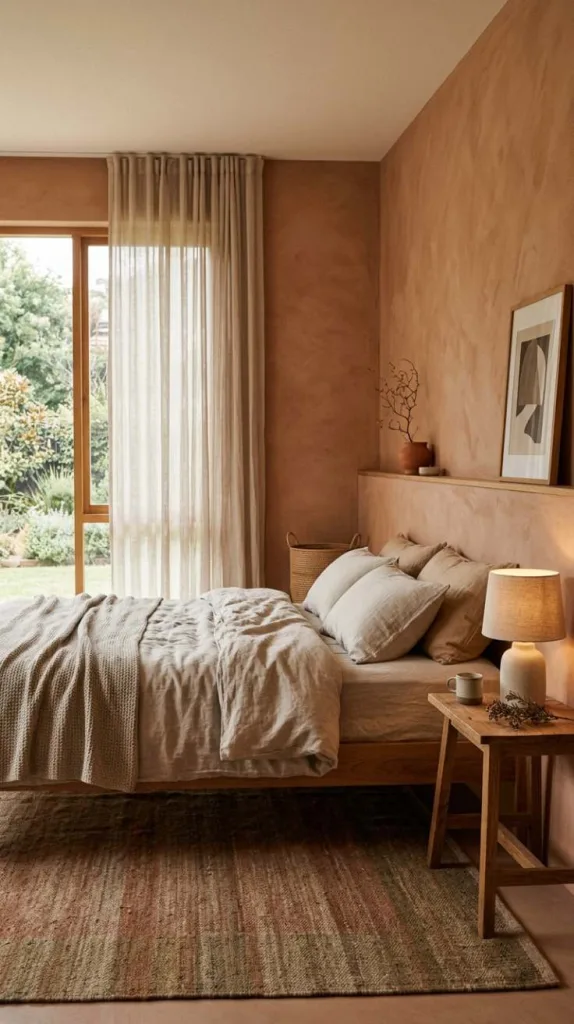 Terracotta Plaster Walls