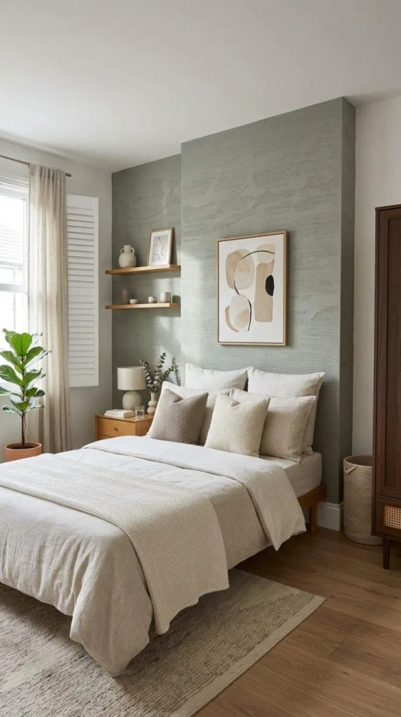 Bedroom Background Ideas for a Stylish Cozy Space 3 Textured Accent Wall