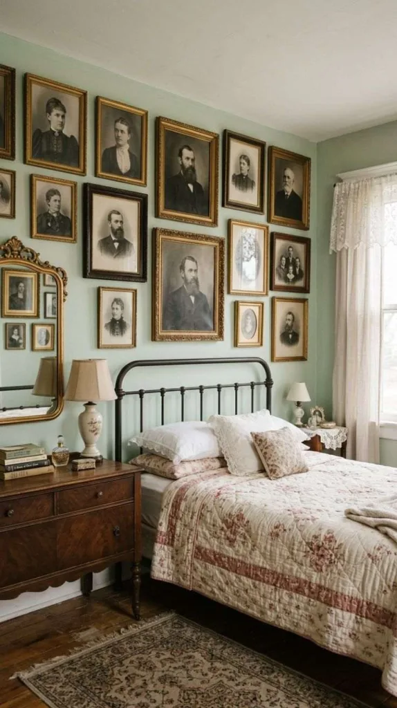 Vintage Bedroom Ideas for a Cozy Timeless Retreat 6 Vintage Portrait Gallery