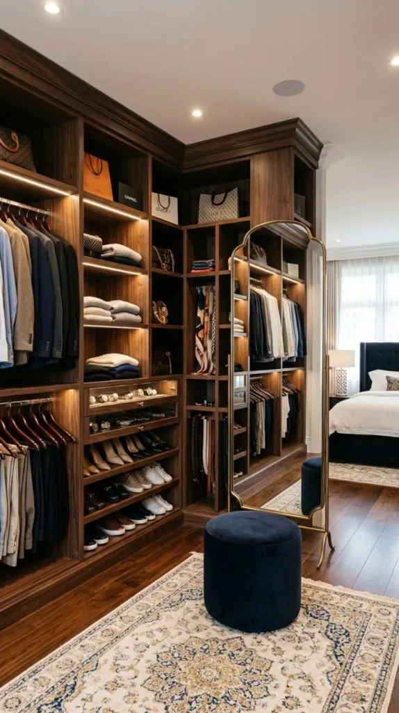 Bedroom Wardrobe Ideas for Stylish Modern Storage Solutions 6 Walk In Wardrobe Corner