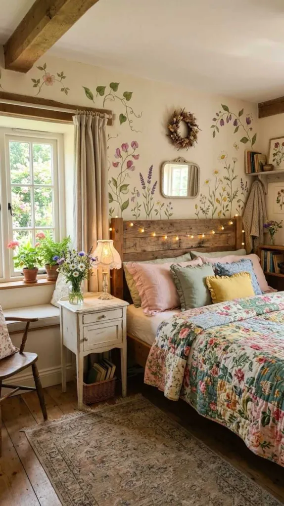 Cute Bedroom Ideas for a Cozy Dreamy Space 12 Whimsical Cottage Touch