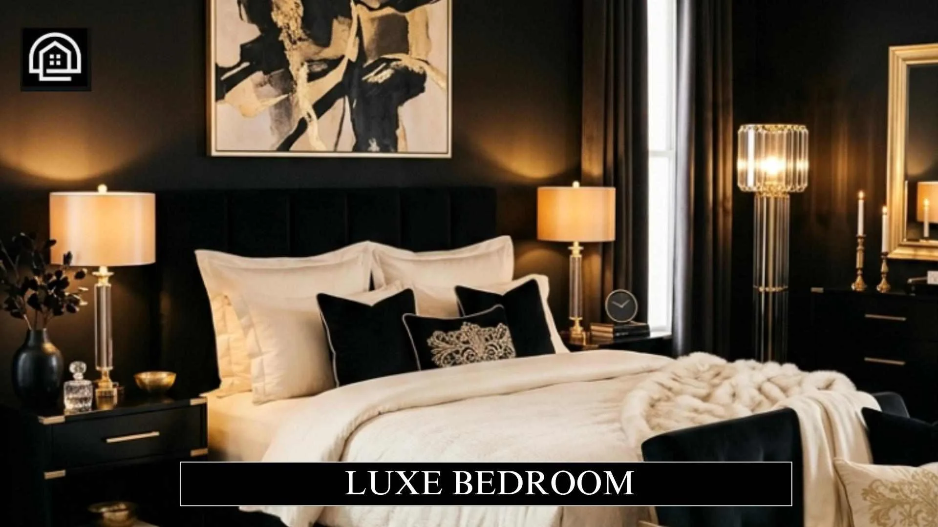luxe bedroom