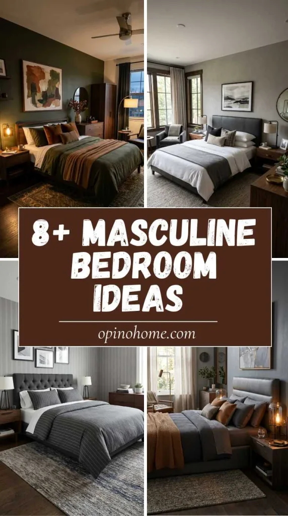 Masculine Bedroom Ideas for a Stylish Modern Retreat 2 Masculine Bedroom